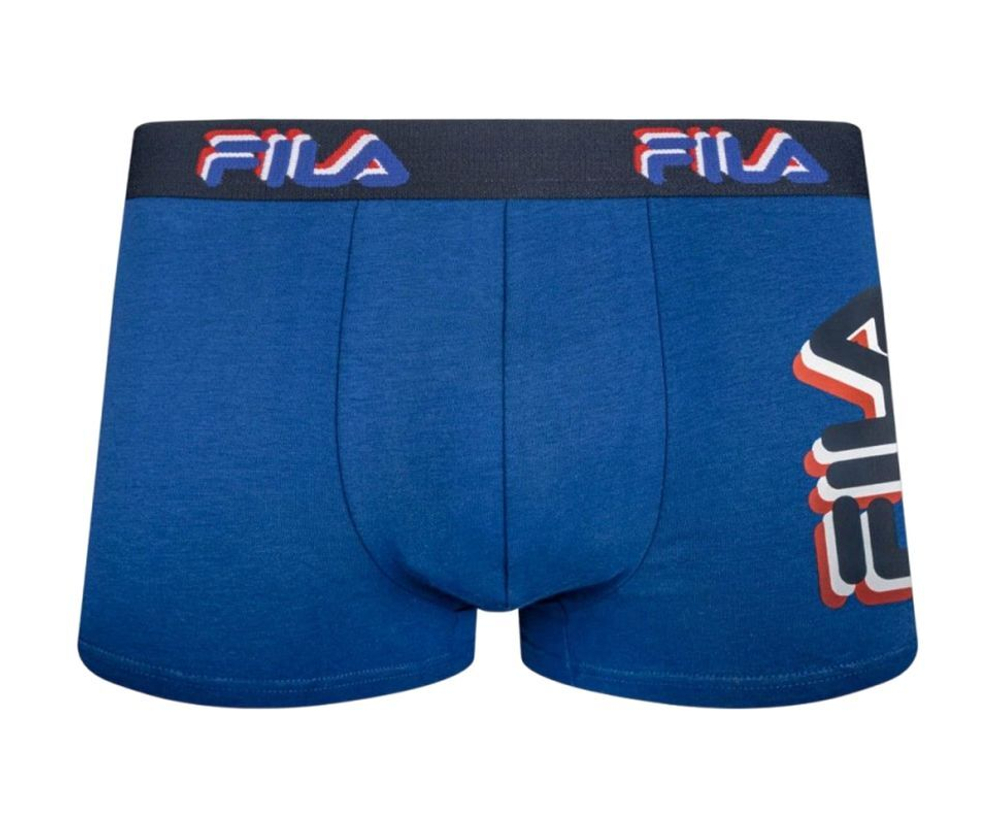 Мужские спортивные боксеры Fila Boxer Elastic Logo 1P - небесный
