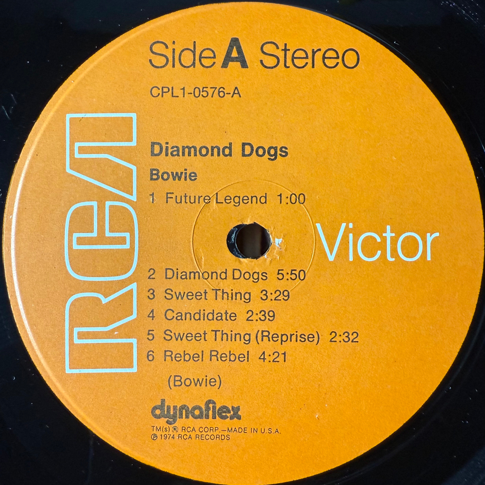 Bowie ‎– Diamond Dogs (США 1974г.)