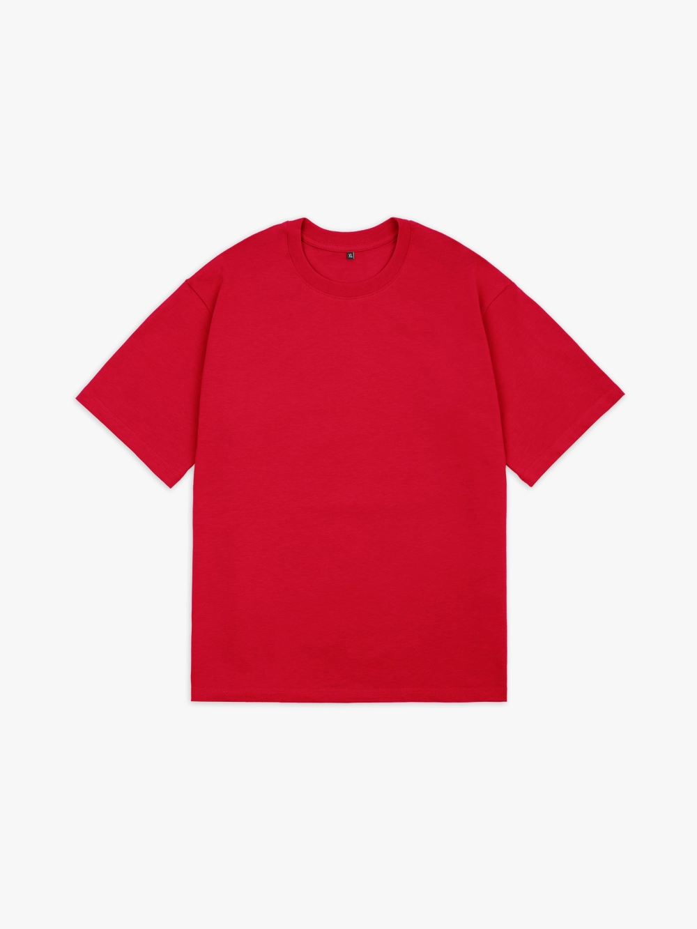Футболка оверсайз (красный) 230 г