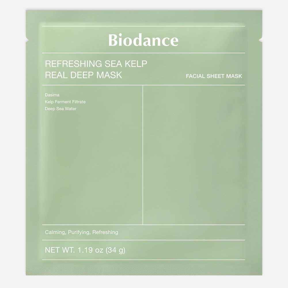 BIODANCE Refreshing Sea Kelp Real Deep Mask Освежающая маска с морскими водорослями, 34 гр.