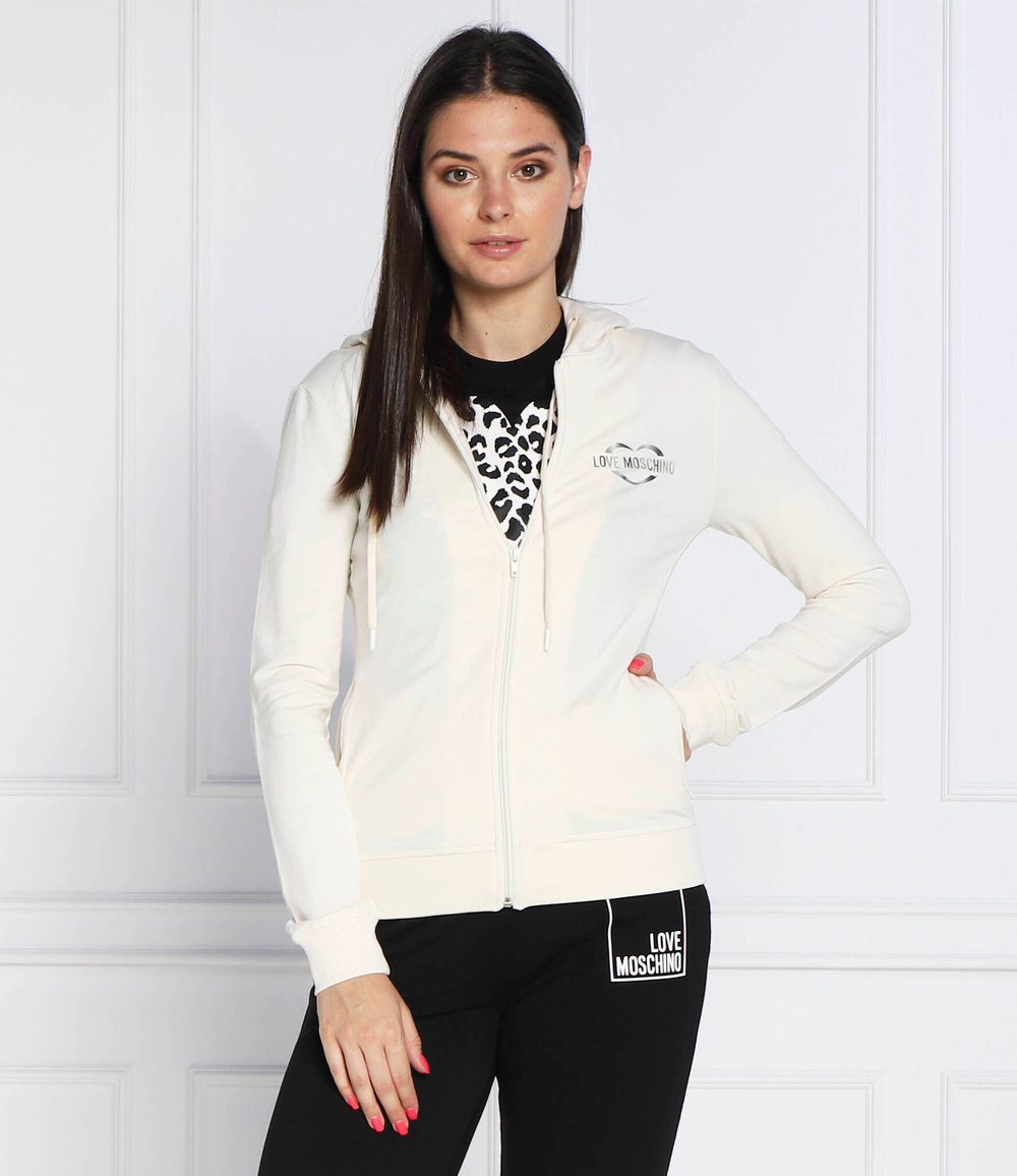 Худи Love Moschino - кремовый(W3446 01 E2374)
