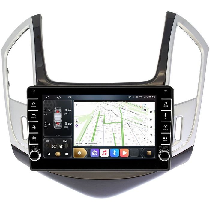 Магнитола для Chevrolet Cruze 2012-2015 - Kuberg SF-9292 (кнопки и крутилки), Android 12, Быстрая, CarPlay, 4G SIM-слот