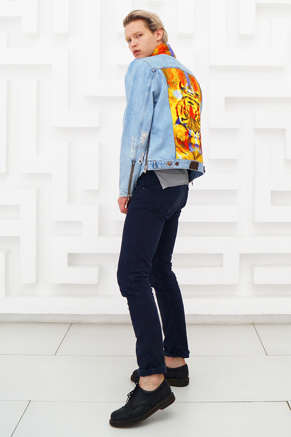 LIGVIANNI Джинсовая куртка Denim Jacket Tiger
