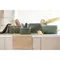 Набор из 4 корзин для хранения sustainable collection, оливковый
