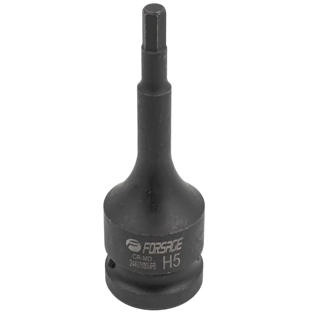 Головка-бита 6-гранная ударная 5мм,1/2'' Forsage F-24407805MPB