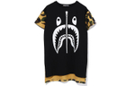 A Bathing Ape Bathing Ape Shark Series Short Sleeved Dresses желтый