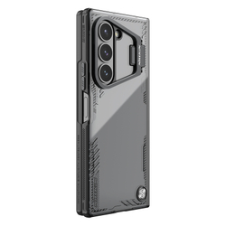 Чехол тонированный прозрачный от Nillkin с металлической откидной крышкой на Samsung Galaxy Z Fold 6 5G, серия Iceblade Fold Case