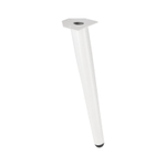 Опора мебельная EDSON PL-003 круглая 400*50 WHITE нерегулир, белая