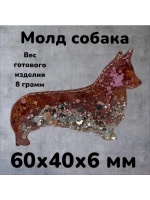 Собака молд Силиконовая форма