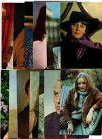 №120 Открытки Артисты и актёры СССР 1970–1980-е г. 25 штук. Цветные, чистые, без повторов