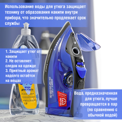 Утюг HOLT HT-IR-015 синий