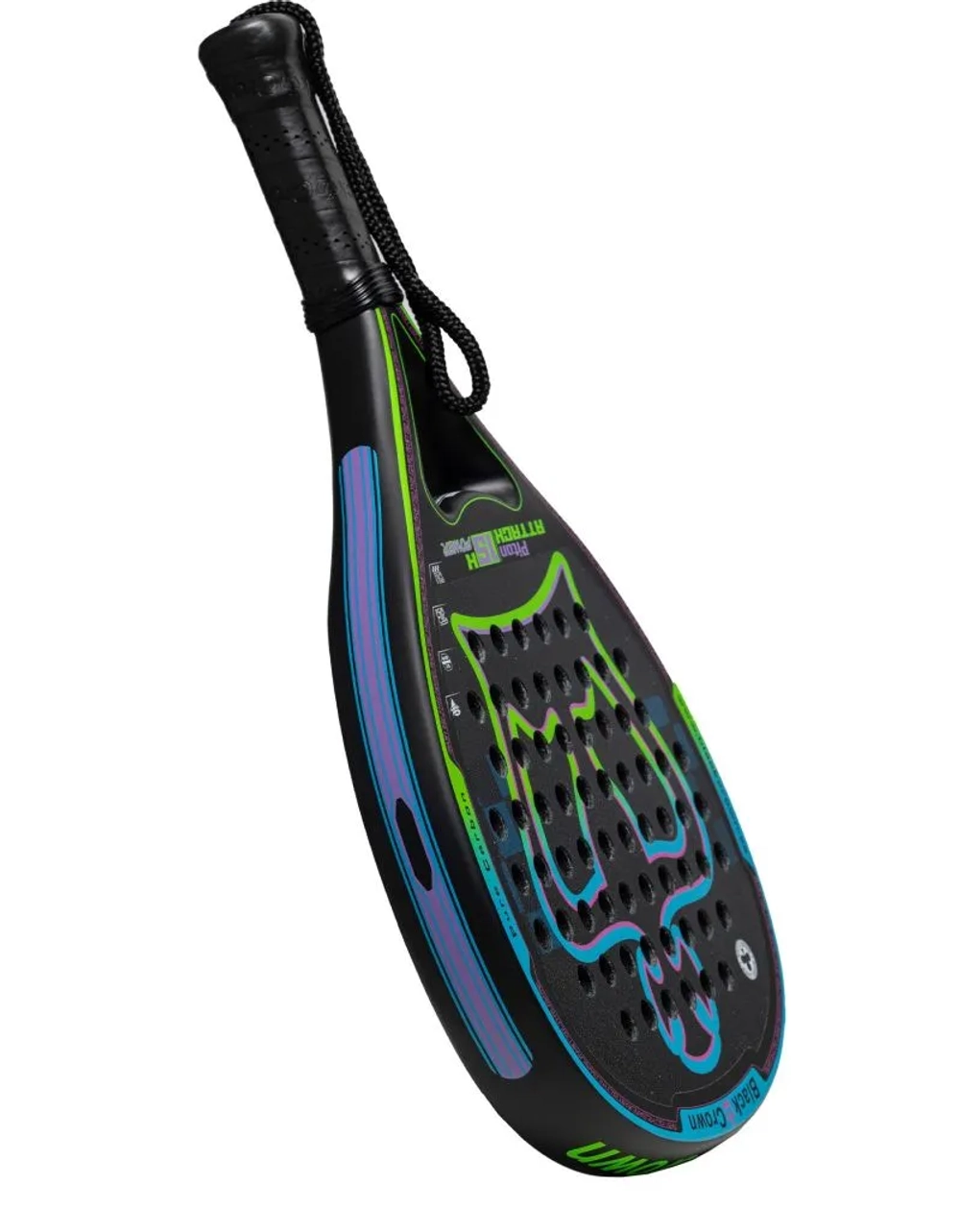 Ракетка для Padel Black Crown Piton Attack 15K