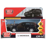 Модель ин. мет. "Honda CR-V" 12см, открыв. двери, черный в коробка CR-V-BK (Технопарк)