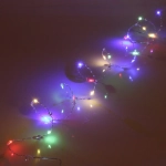 Гирлянда для дома НИТЬ «Льдинка» 10 м 100 ламп LED, 8 реж,IP-20, Мультицвет