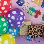 Шар (12"/30 см) Точки №1, Ассорти, пастель, 5 ст 25 шт.