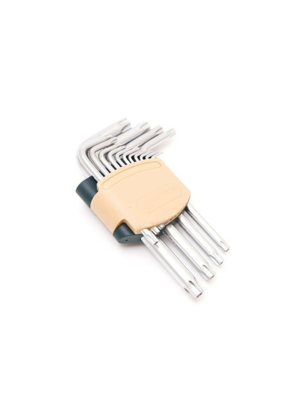 Набор ключей TORX Г-образных с отверстием,15пр.(Т6Н,T7H,T8H,T9H,Т10Н,Т15Н,Т20Н,Т25Н,Т27Н, Т30Н,Т40Н,Т45Н,Т50Н,Т55Н,Т60Н)в пластиковом держателе RockForce##Rock FORCE RF-5151T
