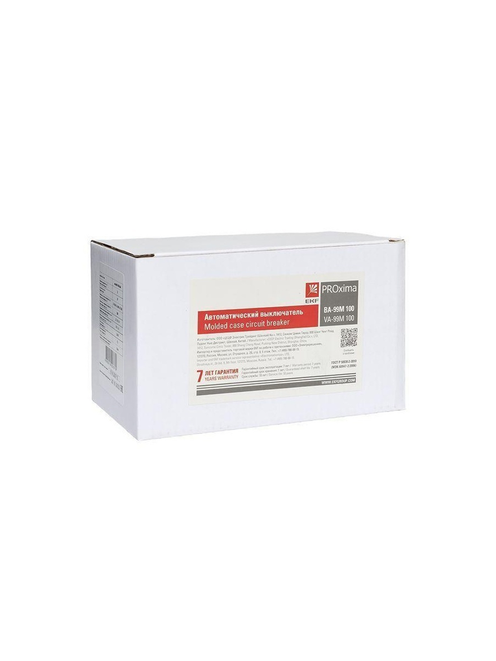 Выключатель автоматический 3п 100/32А 35кА ВА-99М PROxima EKF mccb99-100-32m