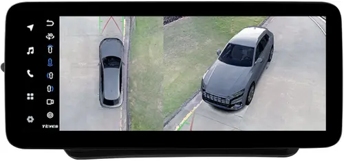 Магнитола для Mercedes-Benz E W212 купэ/кабриолет левый руль 2015 NTG 5.0 - Teyes LUX ONE 360 монитор 12.3" 2K QLED на Android 10, Быстрая, CarPlay, 4G SIM-слот, 4 камеры в комплекте