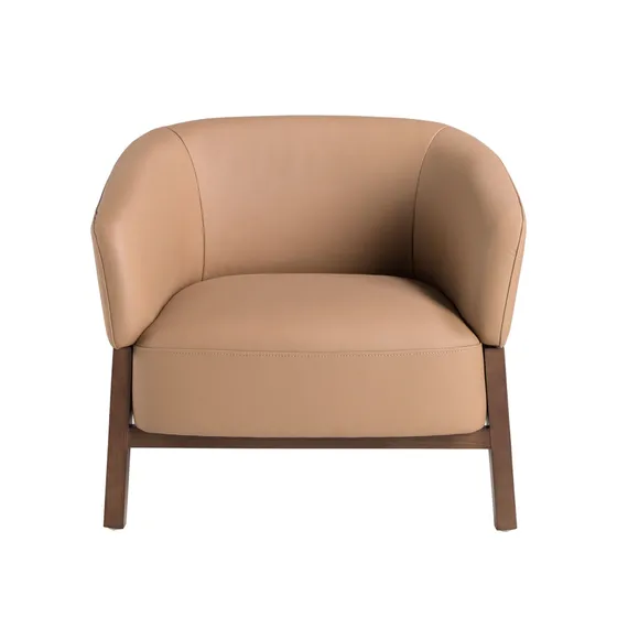 Кресло Angel Cerda 5189 из коричневой кожи
