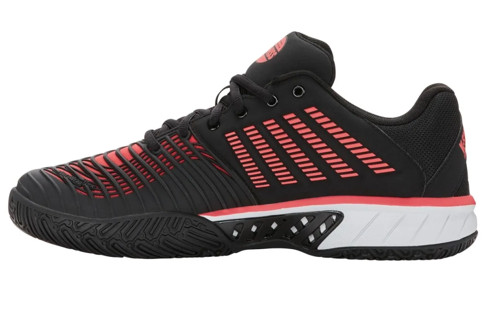 Мужские кроссовки для Padel K-Swiss Express Light 3 Padel - black/micro chip/neon lava