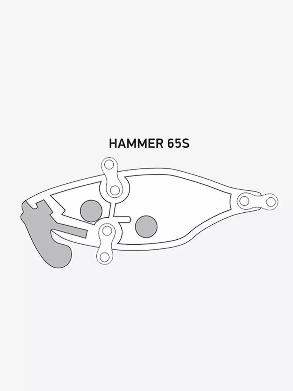 Воблер для рыбалки LureMax HAMMER