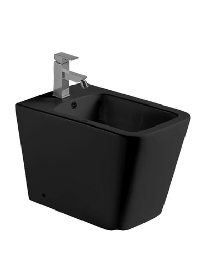 Биде напольное  черный матовый WeltWasser WW GELBACH 003 MT-BL  10000003746 черный матовый