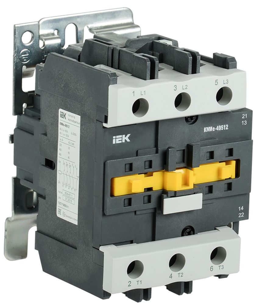 Контактор КМИе-46512 65А 110В/АС3 1NO;1NC IEK Контактор КМИе-46512 65А 110В/АС3 1NO;1NC IEK