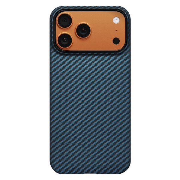 Чехол Pitaka Edge Case для iPhone 17 Pro, Синий | Black/Blue