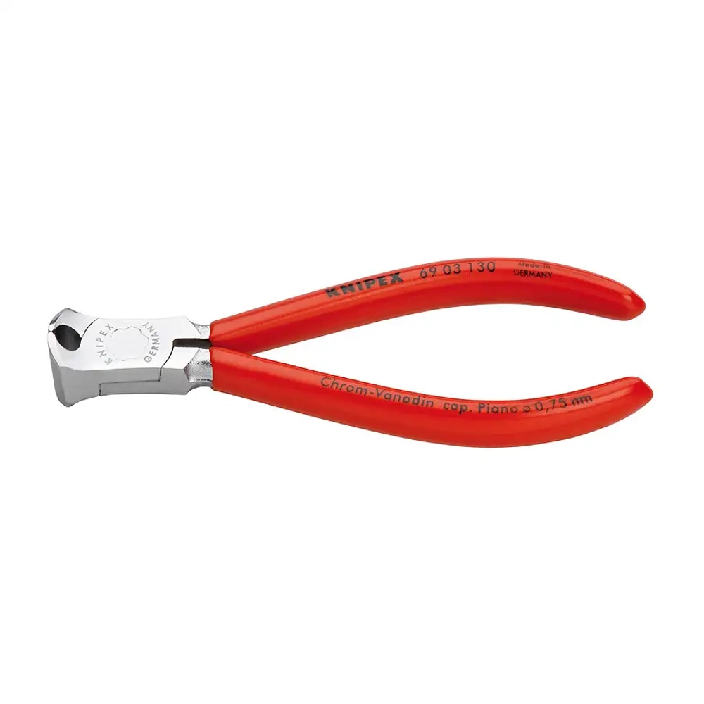 Кусачки торцевые хромированные 130 мм Knipex 69 03 130