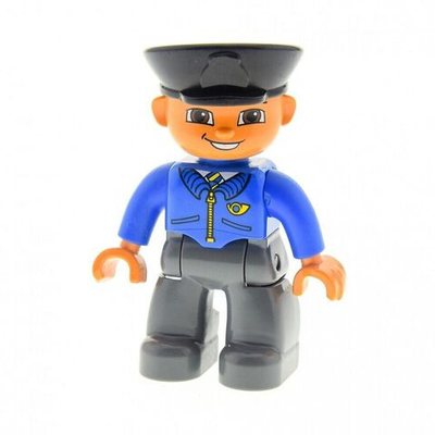 Lego Duplo Фигурка Работник почты мужского пола 47394PB117