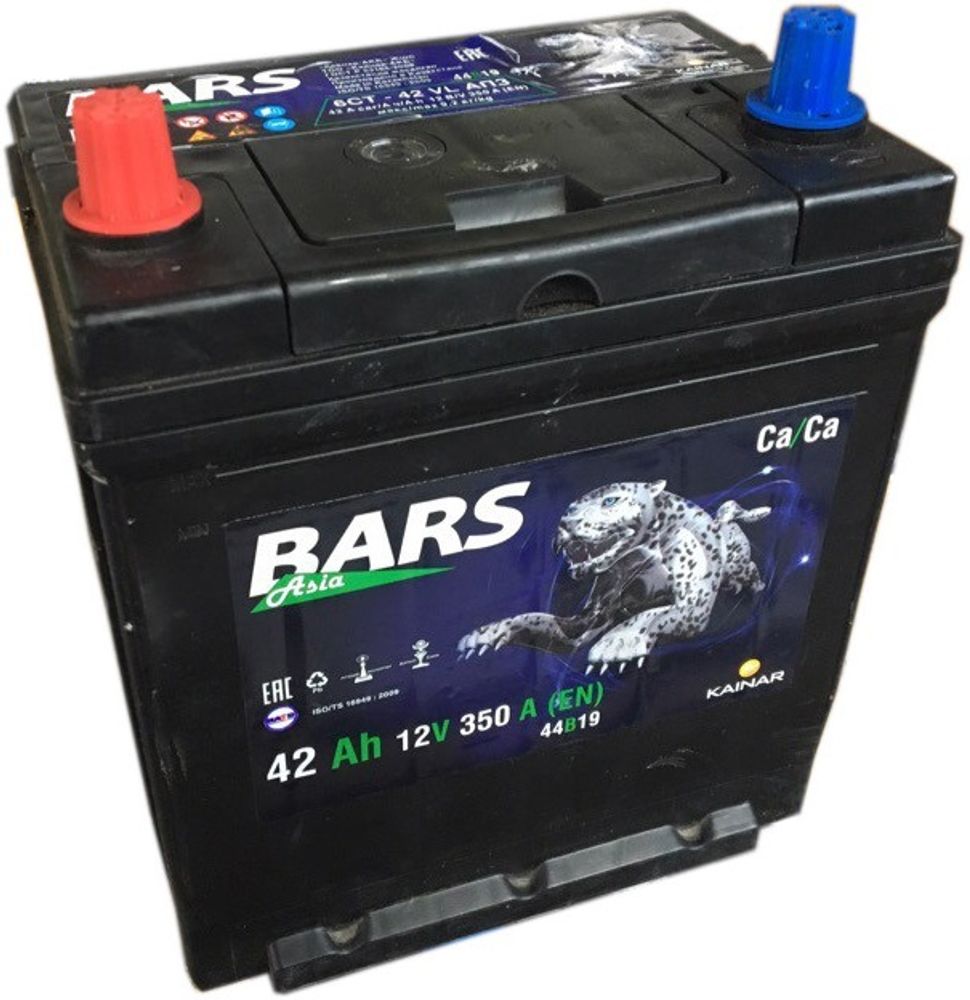 BARS ASIA 6CT- 42 ( 44B19 ) аккумулятор BARS ASIA 6CT- 42 ( 44B19 ) аккумулятор