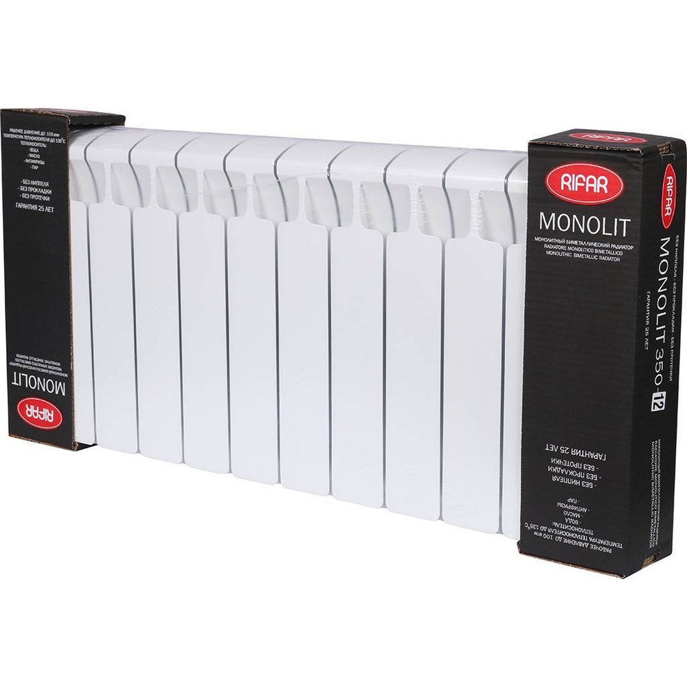 Радиатор биметалл. RIFAR Monolit 350 12 секции