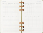 Еженедельник Moleskine ACADEMIC SPIRAL (DHSPK5212AMWH3) Large 150х210мм 200стр кремовые страницы спираль киви