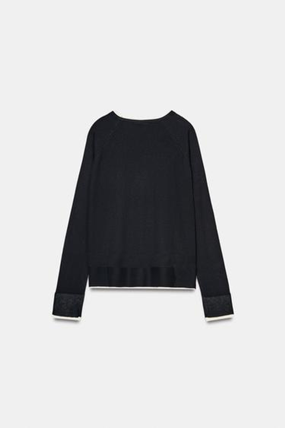 Двухслойный трикотажный свитер - ZARA