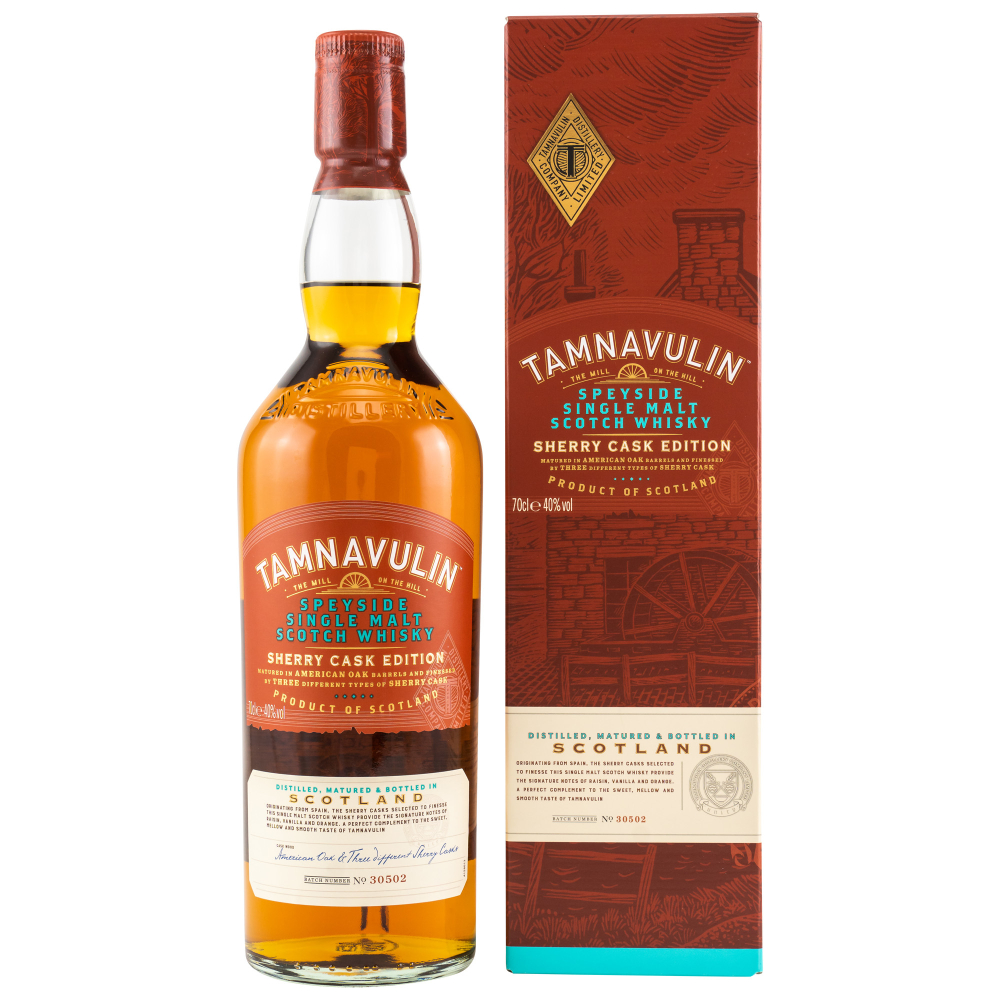 Виски Tamnavulin Sherry Cask 0,7 л. В подарочной коробке
