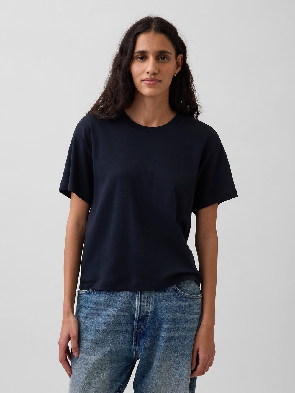 Футболка свободного кроя из хлопка Supima® - GAP