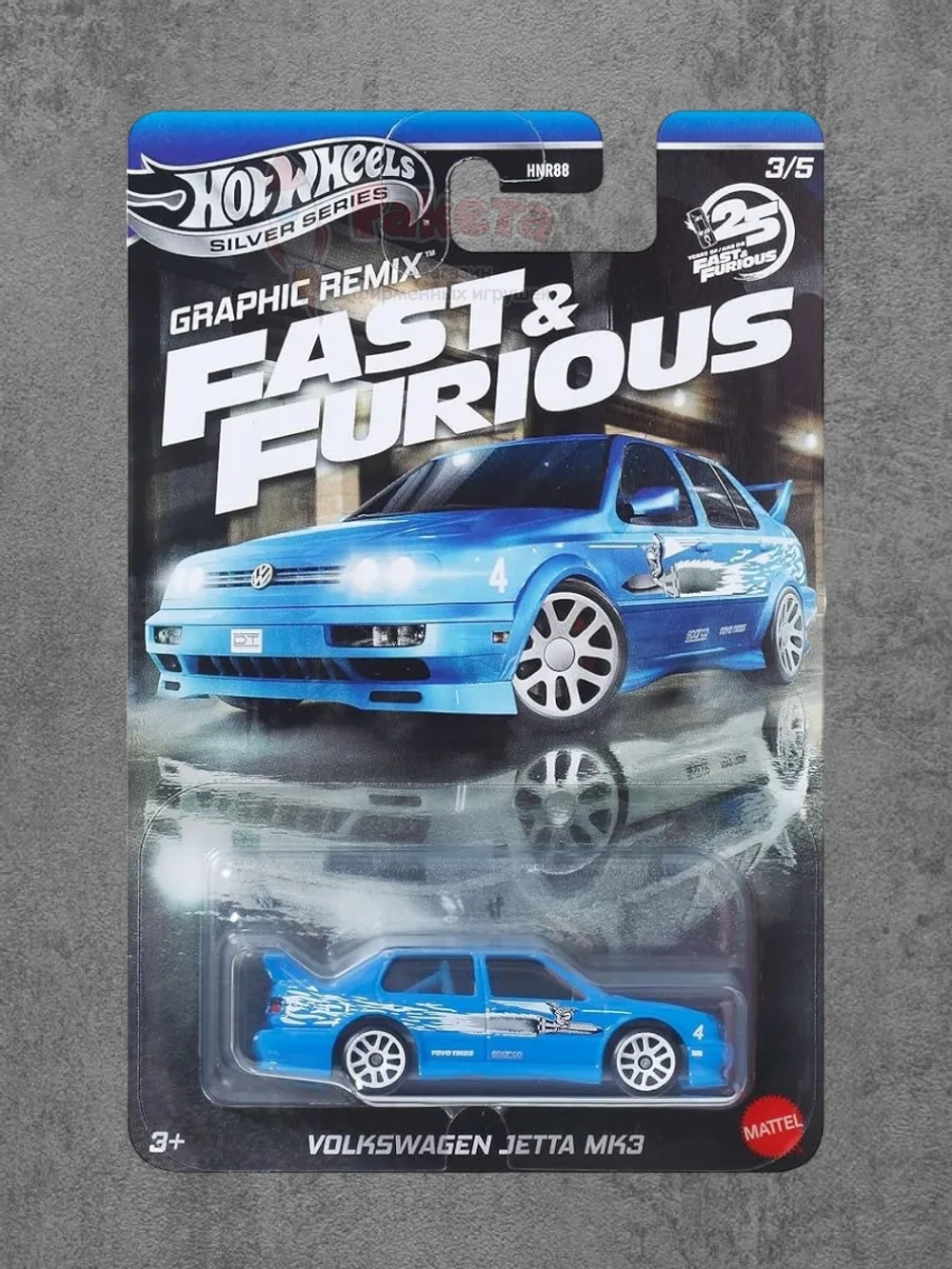 Машинка Хот Вилс Volkswagen Jetta MK3 HNR88 JBY46