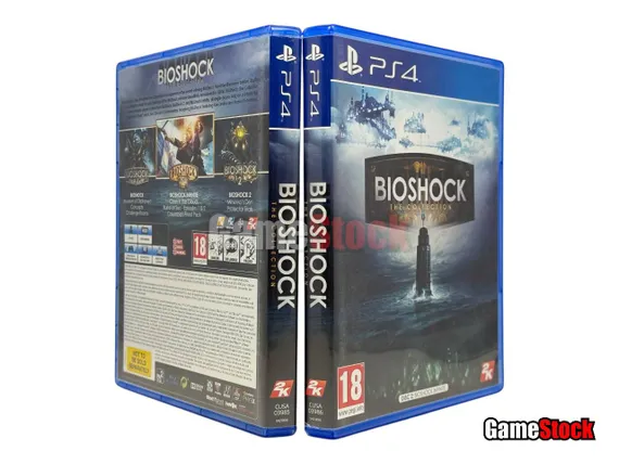 PS4 BioShock: The Collection (Б/У, Английская версия, CUSA-03985/CUSA-03986)