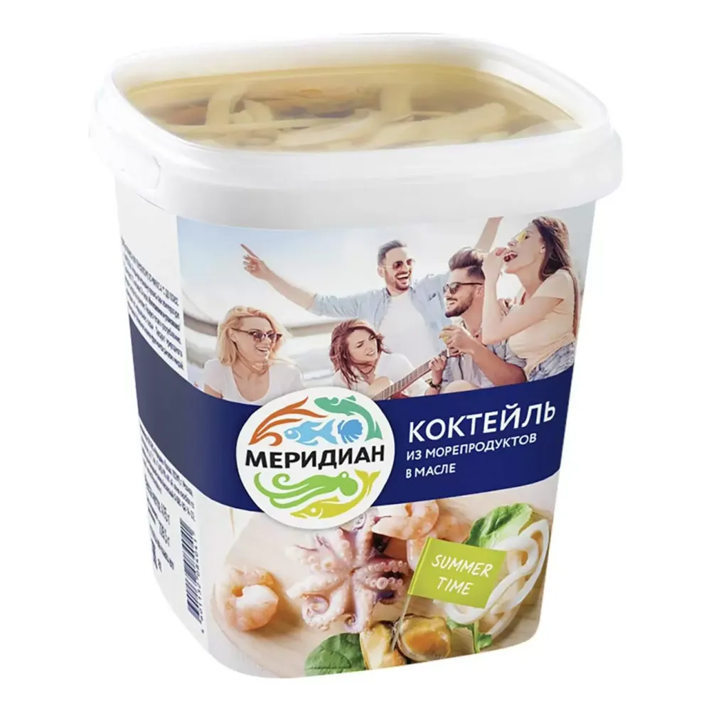 КОКТЕЙЛЬ ИЗ МОРЕПРОДУКТОВ В МАСЛЕ 1/415 ФАС (SUPER)