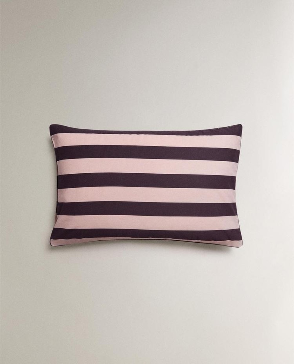 ZARA HOME НАВОЛОЧКА В ПОЛОСКУ, РОЗОВЫЙ