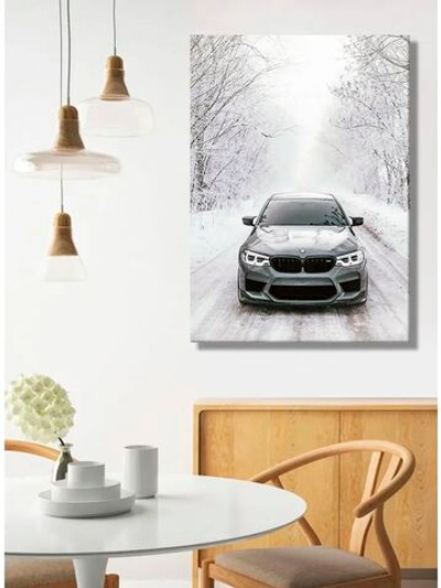 Картина "BMW M5", на стену для интерьера 30х40см 1шт.