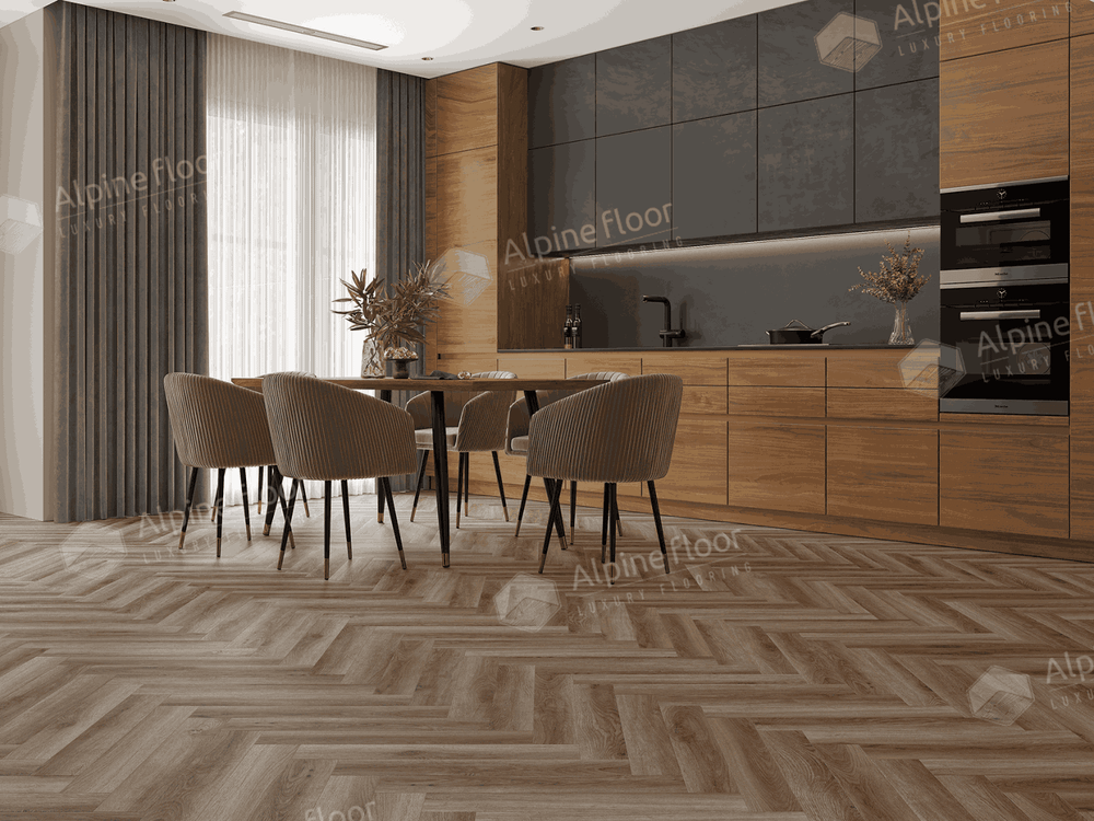 Ламинат Alpine Floor Herringbone 12 Pro 12 мм Пикардия 1.1017 м2