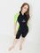 Гидрокостюм Sargan Nero 2.0 Shorty lady 2 мм черно-желтый