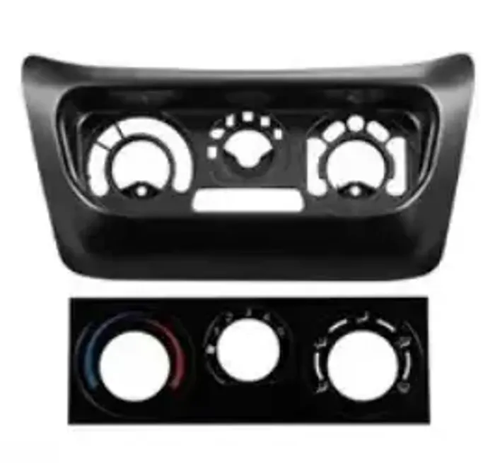 Комплект рамки с разъёмами 9" Mitsubishi Lancer 9, Cedia 2000-2008 черная рамка+климат
