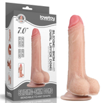 Фаллоимитатор на присоске "7 Sliding Skin", Lovetoy