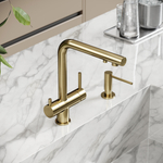 Смеситель для кухни Sancos Foster с краном для фильтра, брашированное золото, SC4014BG, арт. SC4014BG