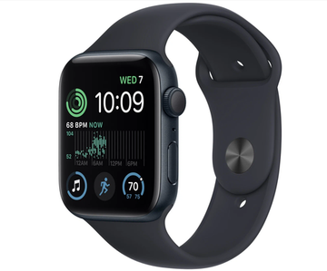 Умные часы Apple Watch SE 2 (2024) 44 мм Midnight (Черный), M/L