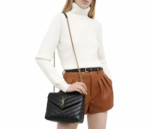 Сумка женская Saint Laurent Monogram Loulou Small черный