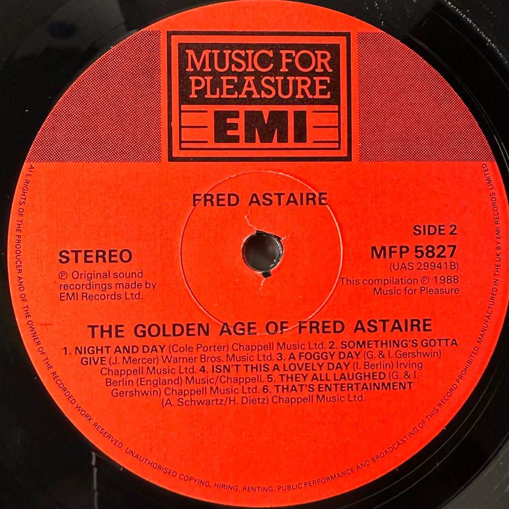 Fred Astaire ‎– The Golden Age Of Fred Astaire (Англия 1988г.)
