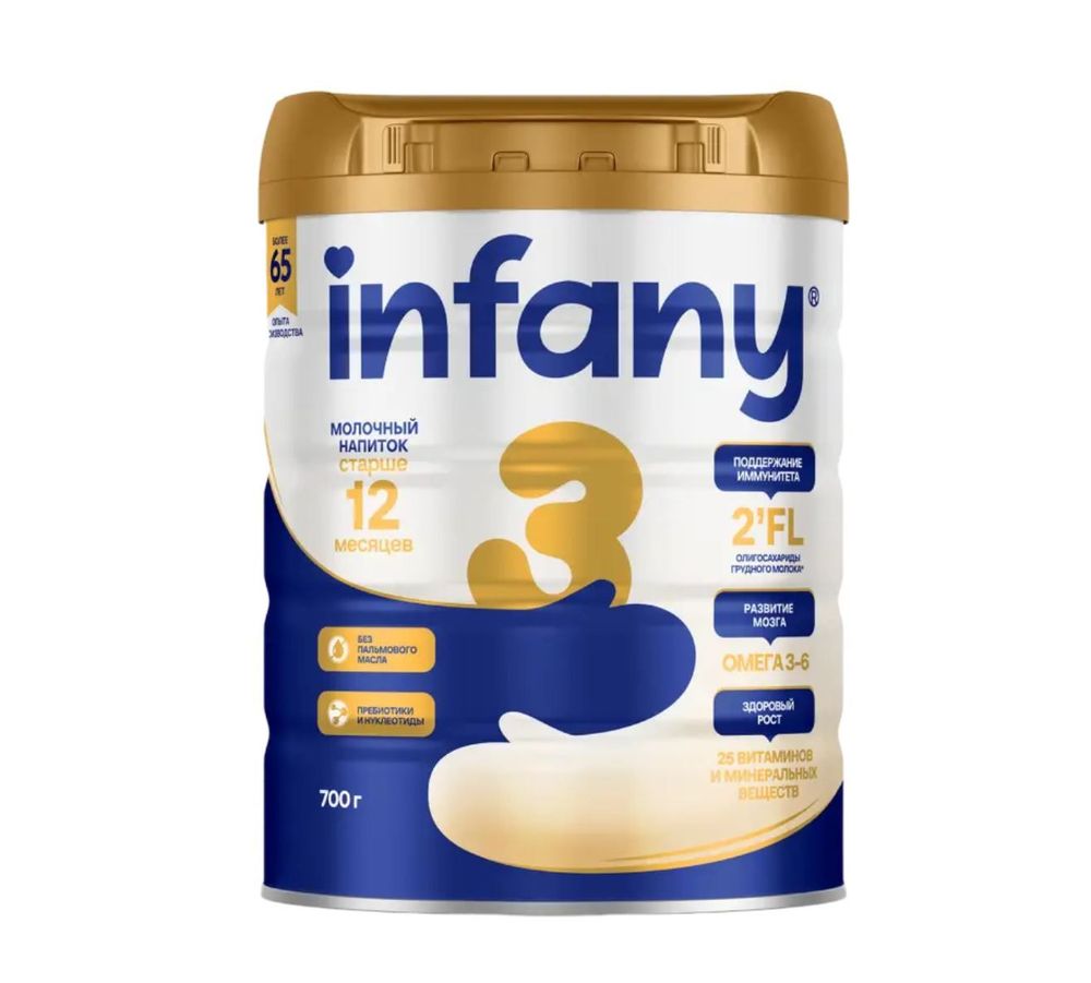 Infany сухой молочный напиток для детей с 12 мес 3,350 г (12 шт)